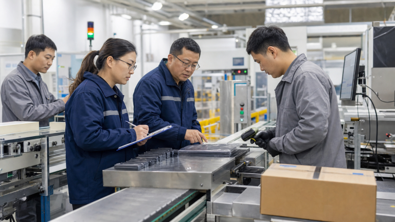 智能制造产线数据采集现场与质量追溯相关的企业现场配图